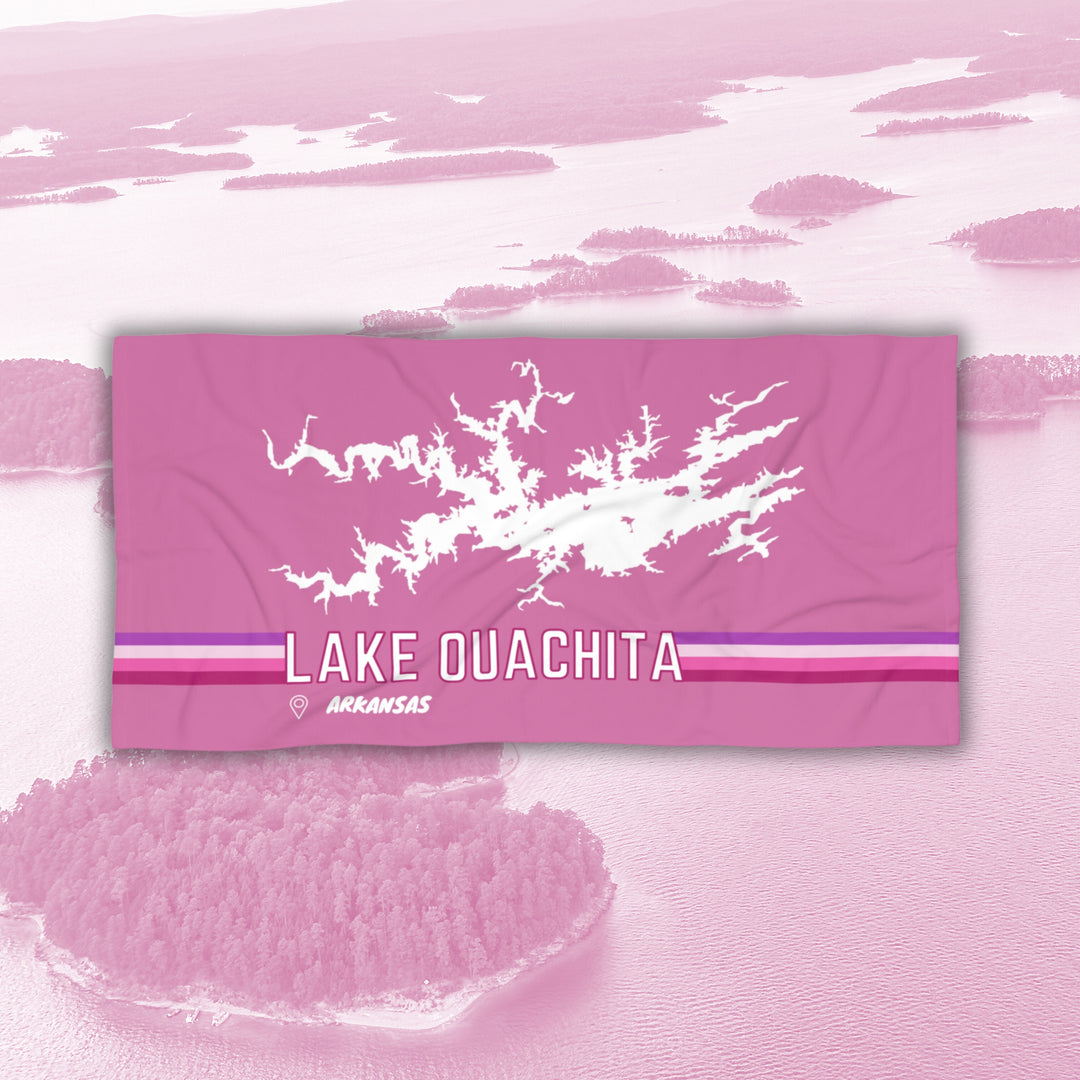Pink Lake Towel