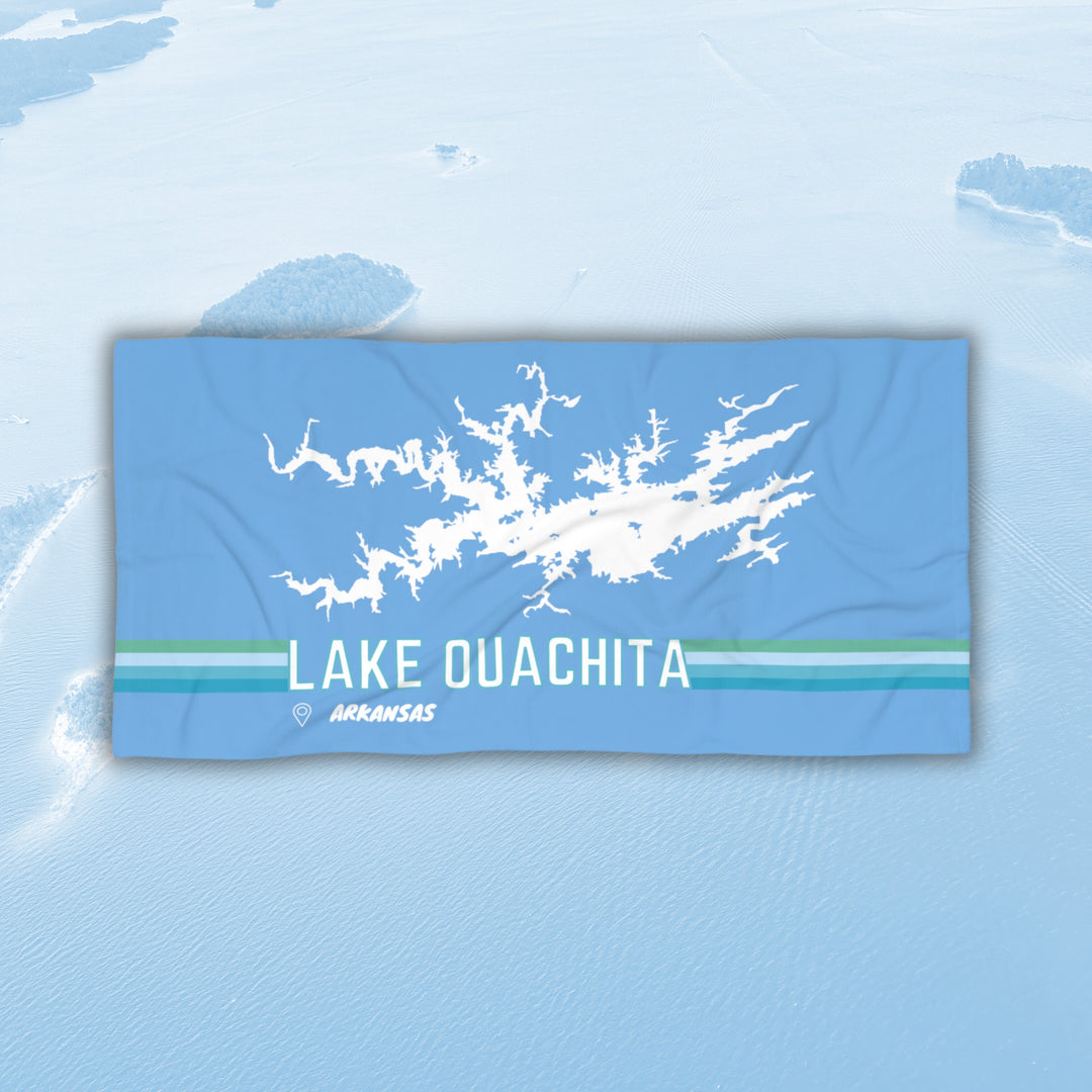 Sky Blue Lake Towel